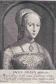 Jane Grey. Illustratie van de Heroologia Anglica (1620)
