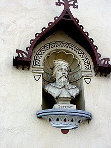 Busta knížete Jaromíra v Jaroměři, Jaromírova ulice