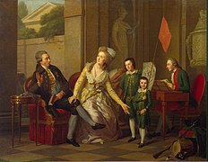 Johann Friedrich August Tischbein - Portrait de la famille Saltykov