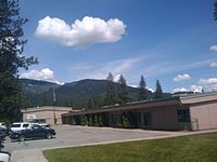 The intermediate grade wing of Rathdrum's elementary school, John Brown John Brown Elementary, Rathdrum, Idaho.jpg