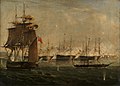 John Frederick Warre - The British bombardment of Egyptian held Acre during the Egyptian-Ottoman War of 1840.jpg
