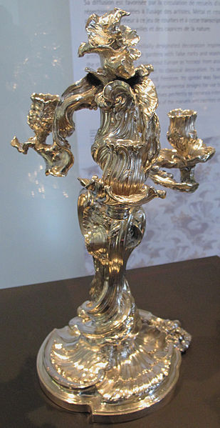 Candlelabra by Juste-Aurèle Meissonnier (1735–40)