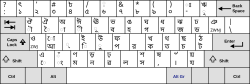 Uni Gitanjali layout by SNLTR KB-Bengali-Uni Gitanjali.svg