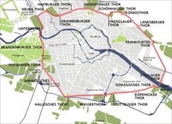 Brandenburger Tor: Den første byporten på stedet, Dagens anlegg, Den kalde krigen