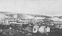Ansicht von Norden, 1834.