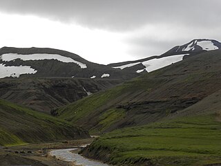 The ravine of Innri-Ásgarðsá