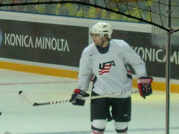 Kessel with the United States national team at the 2007 World Championship.