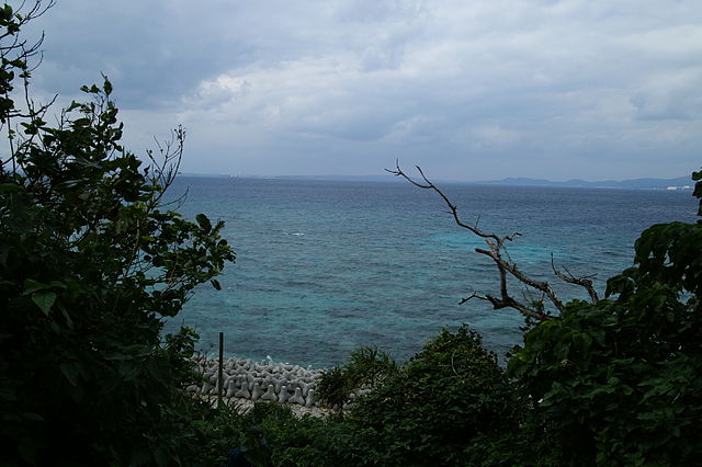 Kin Bay viewed from Ikei Island.