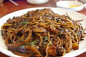 Jajangmyeon Korean black bean noodle dish-Jaengban Jajangmyeon-01.jpg