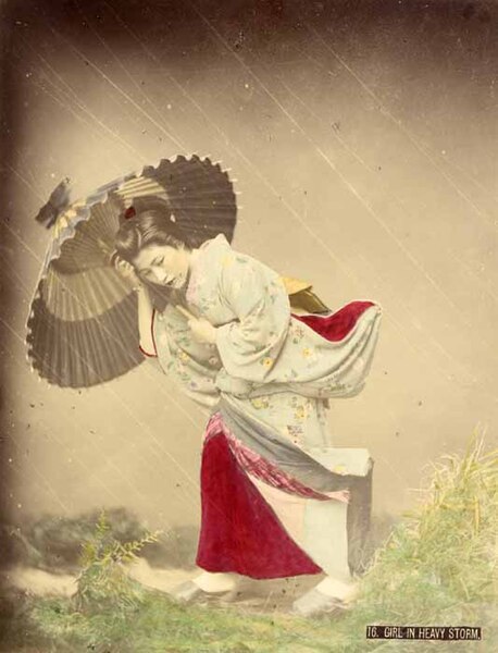 File:Kusakabe Kimbei - 16. Girl in Heavy Storm.jpg