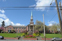 Seattle North Stake meetinghouse of The Church of Jesus Christ of Latter-day Saints LDS Seattle North Stake meeting house 01.jpg