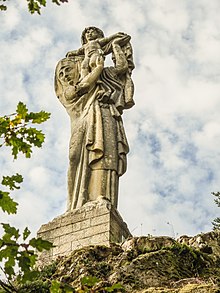 Statue de la Vierge d'Alsace.