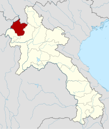 Luang Namtha en el mapa