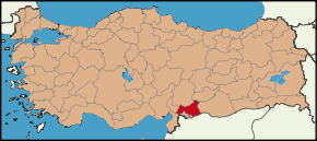 Latrans-Turkey location Gaziantep.svg