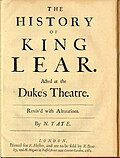 Thumbnail for The History of King Lear