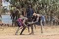 Lucha entre clanes de la tribu Mundari, Terekeka, Sudán del Sur, 2024-01-29, DD 205