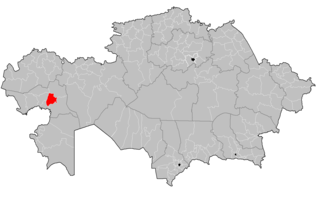 Makat District District in Atyrau Region, Kazakhstan