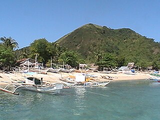 Malangabang Island in northeastern Lloilo Phillipines