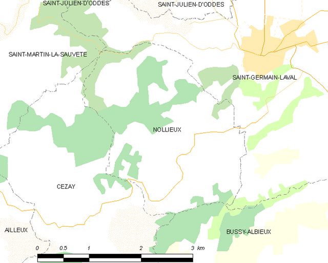 Nollieux - Localizazion