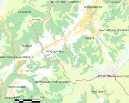 Praz-sur-Arly - Localizazion