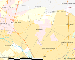 Kart over Morangis (Essonne)