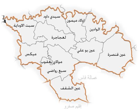Map of Moulay Yacoub Province AR.png