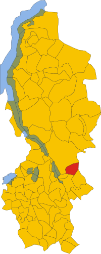 Map of comune of Erve (province of Lecco, region Lombardy, Italy).svg