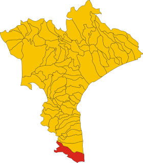 Localização de Guardavalle