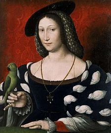 královna Markéta kolem roku 1530 autor portrétu Jean Clouet