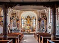 * Nomination Pilgrimage church Maria Hilf, Moosbronn, Germany, interior --Llez 05:20, 5 April 2022 (UTC) * Promotion  Support Good quality. HDR template would be nice. --Ermell 13:23, 5 April 2022 (UTC)