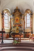 Pilgrimage church Maria Hilf, Moosbronn, main altar