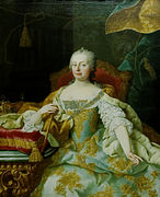 Marie-Thérèse de Habsbourg, avec les insignes de reine de Hongrie