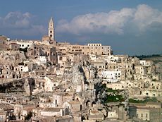 Sassi di Matera, the first site from southern Italy to be included in the UNESCO World Heritage List in 1993 Matera boenisch nov 2005.jpg