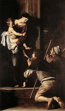 Madonna dei Pellegrini av Caravaggio.