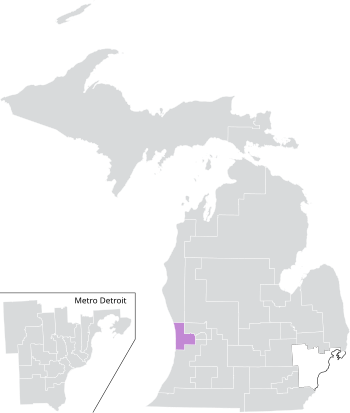 Michigan Senate District 31 (2022).svg