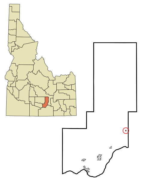 File:Minidoka County Idaho Incorporated and Unincorporated areas Minidoka Highlighted.svg