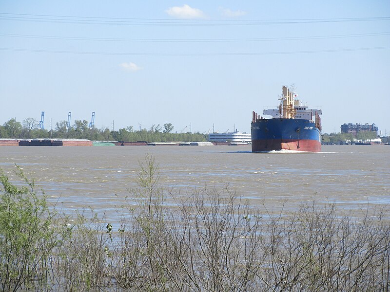 File:Mississippi River Louisiana by Ochsner Old Jefferson Louisiana 21.jpg