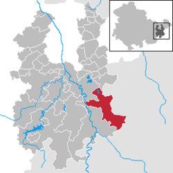 Mohlsdorf-Teichwolframsdorf - Carte