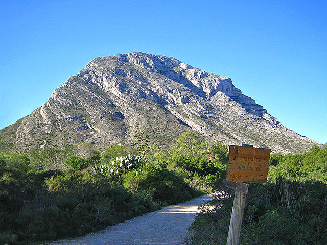 Montgó massif from Cap de Sant Antoni, Xàbia