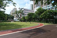 一號公園在2017年翻新後設緩跑徑