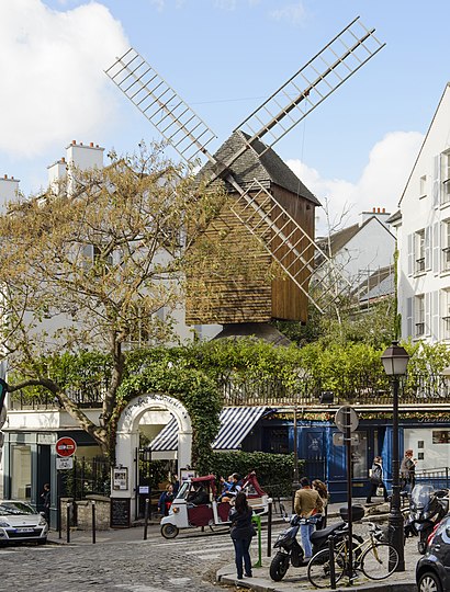 Cómo llegar a Moulin de la Galette en transporte público - Sobre el lugar