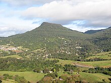 Mount Kembla viewed from Mount Nebo. Mount Kembla from Mount Nebo.JPG