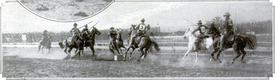 A mounted potato race in 1915 Mounted potato race.png