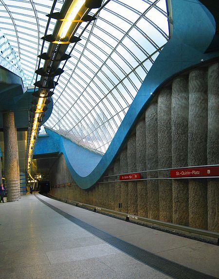 Munich subway St. Quirin Platz