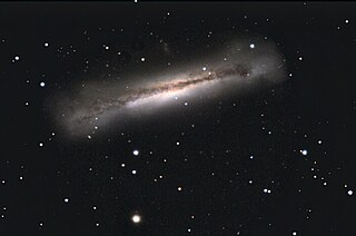 <span class="mw-page-title-main">NGC 3628</span> Spiral galaxy in the constellation Leo