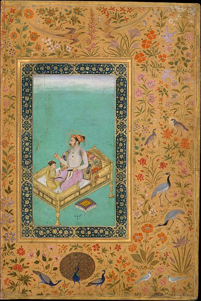 File:Nanha. The Emperor Shah Jahan with his Son Dara Shikoh, Folio from the Shah Jahan Album ca. 1620 Metmuseum.jpg