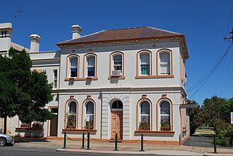 Former Australian Joint Stock Bank at Narrandera, New South Wales Narrandera Bank of New South Wales 001.jpg