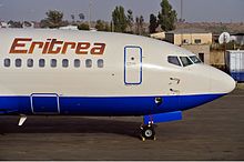 A Nasair Boeing 737-200. Nasair Eritrea Boeing 737-200-1.jpg