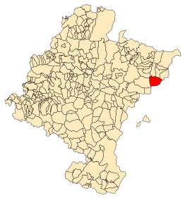 Kaart van Burgui/Burgi