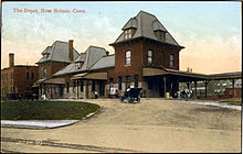 1910 postcard of the 1887-built New Britain station New Britain station postcard, 1910.jpg